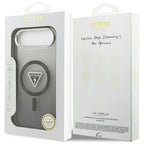 Guess IML Gradient Triangle Logo MagSafe dėklas iPhone Air - juodas -- iPhone Air