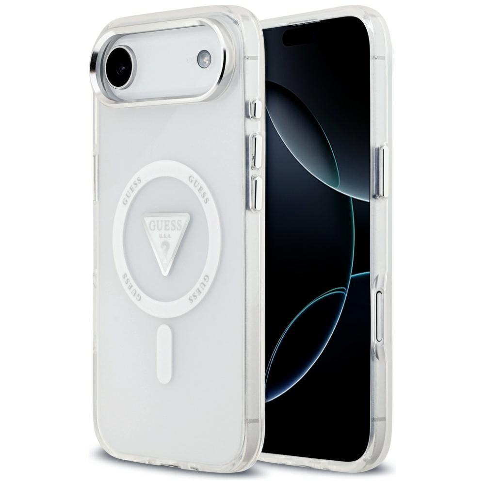 Guess IML Gradient Triangle Logo MagSafe dėklas iPhone Air - skaidrus -- iPhone Air