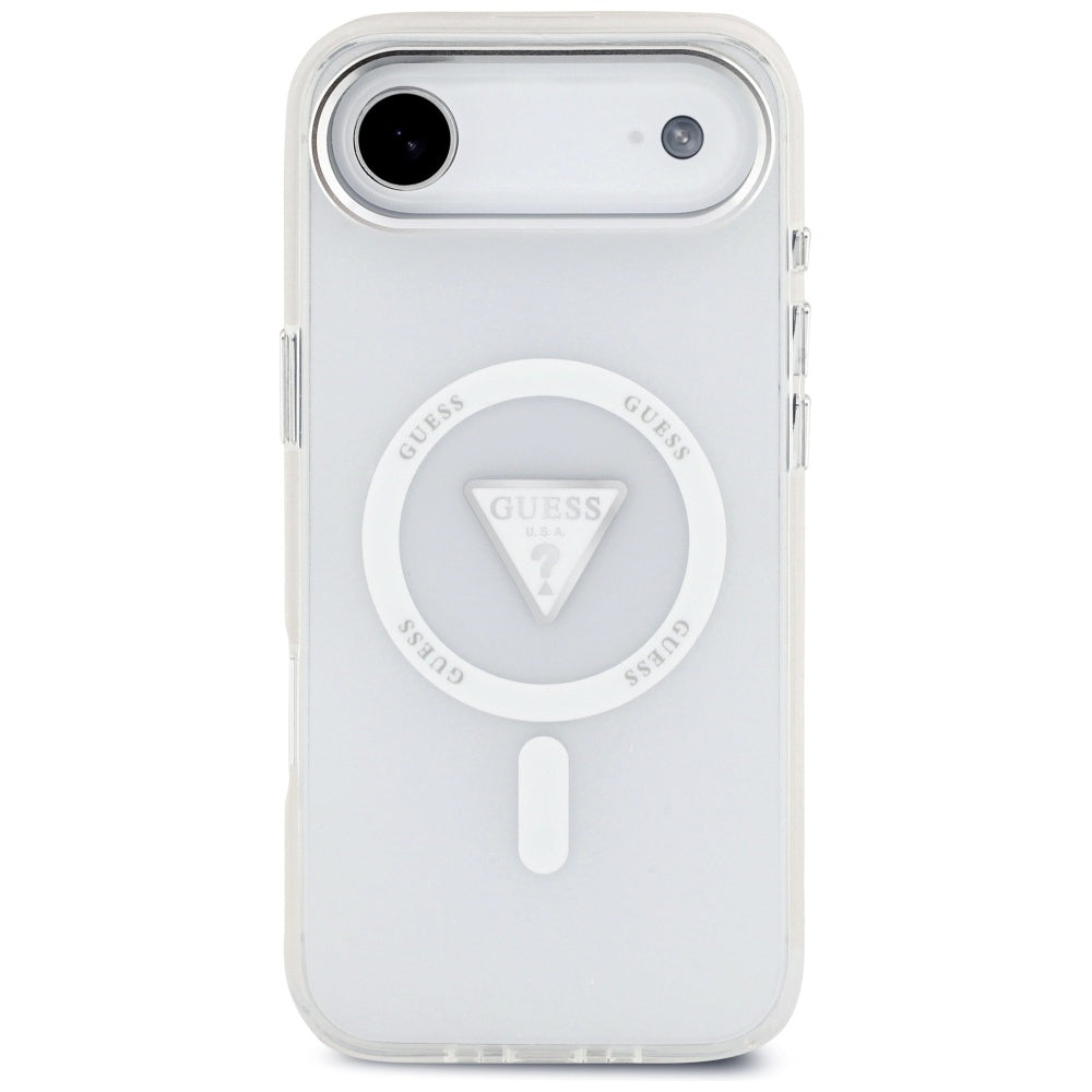 Guess IML Gradient Triangle Logo MagSafe dėklas iPhone Air - skaidrus -- iPhone Air
