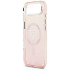 Guess IML Gradient Triangle Logo MagSafe dėklas iPhone Air - rožinis -- iPhone Air
