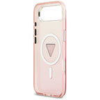 Guess IML Gradient Triangle Logo MagSafe dėklas iPhone Air - rožinis -- iPhone Air