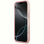 Karl Lagerfeld IML Choupette Sketch Logo MagSafe dėklas iPhone 17 Pro Max - rožinis -- iPhone 17 Pro Max