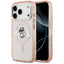 Karl Lagerfeld IML Choupette Sketch Logo MagSafe dėklas iPhone 17 Pro - rožinis -- iPhone 17 Pro