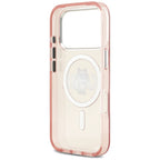 Karl Lagerfeld IML Choupette Sketch Logo MagSafe dėklas iPhone 17 Pro - rožinis -- iPhone 17 Pro