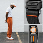 Spigen Lite Fit Pro dirželis + grūdintas stiklas ekranui, skirtas Apple Watch Ultra 49 mm – juodas -- Apple Watch Ultra 49mm