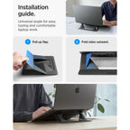 Spigen SlimFold LD201-S6 nešiojamojo kompiuterio stovas – pilkas -- Laptop Stands