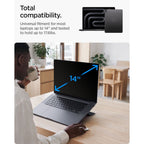 Spigen SlimFold LD201-S6 nešiojamojo kompiuterio stovas – pilkas -- Laptop Stands