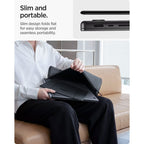 Spigen SlimFold LD201-S8 nešiojamojo kompiuterio stovas – pilkas -- Laptop Stands
