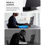 Spigen SlimFold LD201-S8 nešiojamojo kompiuterio stovas – pilkas -- Laptop Stands