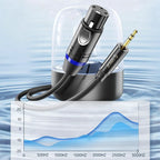 Orico AXKF mini jack 3.5 mm į XLR moterišką garso kabelį 5 m - juodas -- Audio Cables