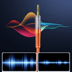 Orico AXRF garso kabelis mini jack 3.5 mm į 2x RCA moteriškus lizdus 3 m - oranžinė -- Audio Cables