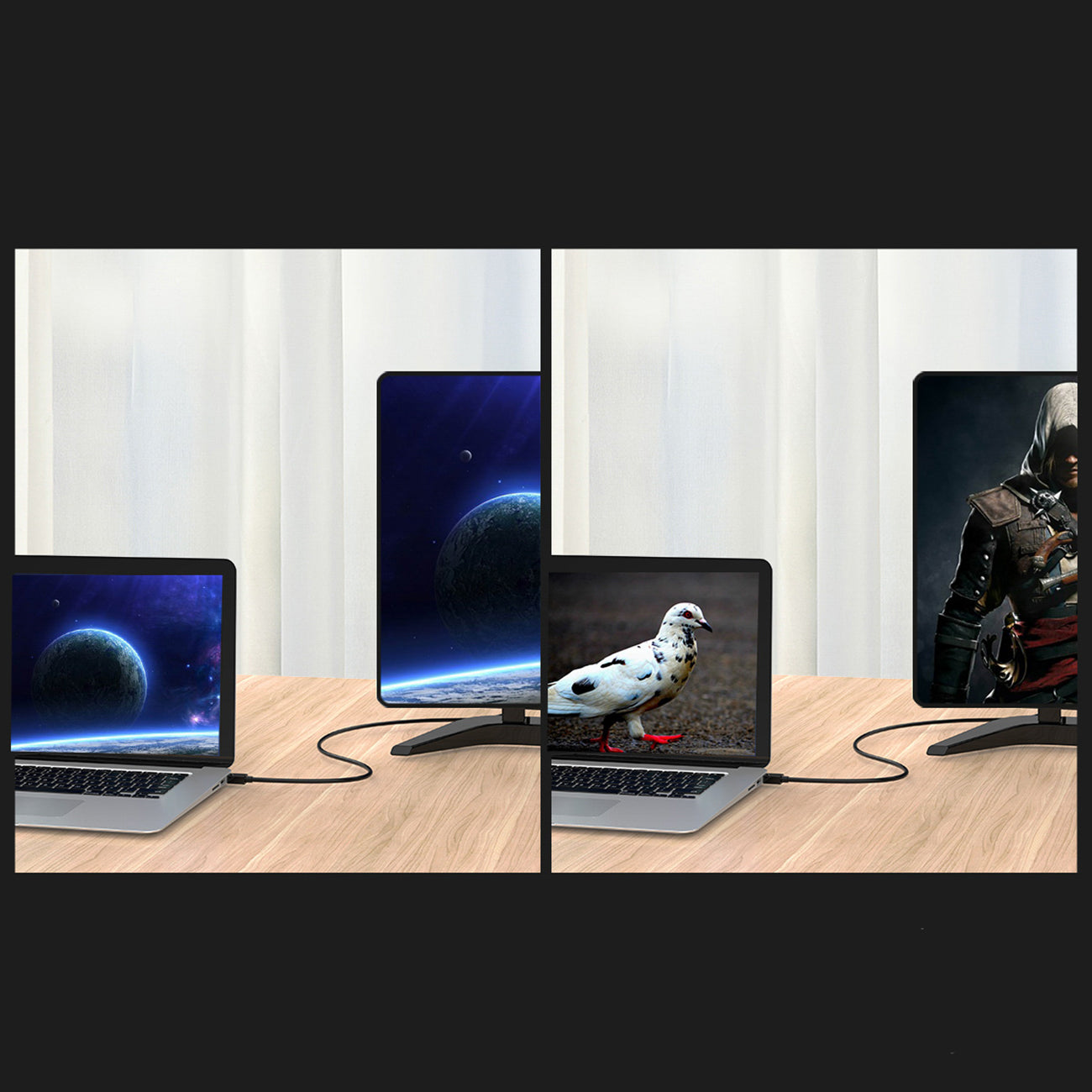 Orico XD-MDTD Mini DisplayPort į DVI Full HD 60 Hz kabelis 3 m - juodas -- Video Cables