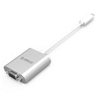 Orico PTAV USB-C - VGA adapteris ir 3,5 mm Full HD mini šonas 0,15 m - sidabrinė -- Video Adapters