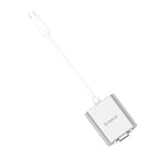 Orico PTAV USB-C - VGA adapteris ir 3,5 mm Full HD mini šonas 0,15 m - sidabrinė -- Video Adapters
