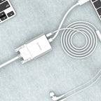 Orico PTAV USB-C - VGA adapteris ir 3,5 mm Full HD mini šonas 0,15 m - sidabrinė -- Video Adapters