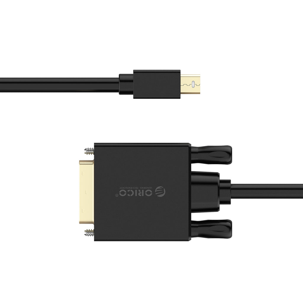 Orico XD-MDTD Mini DisplayPort į DVI Full HD 60 Hz Kabelis 2 m - Juoda -- Video Cables