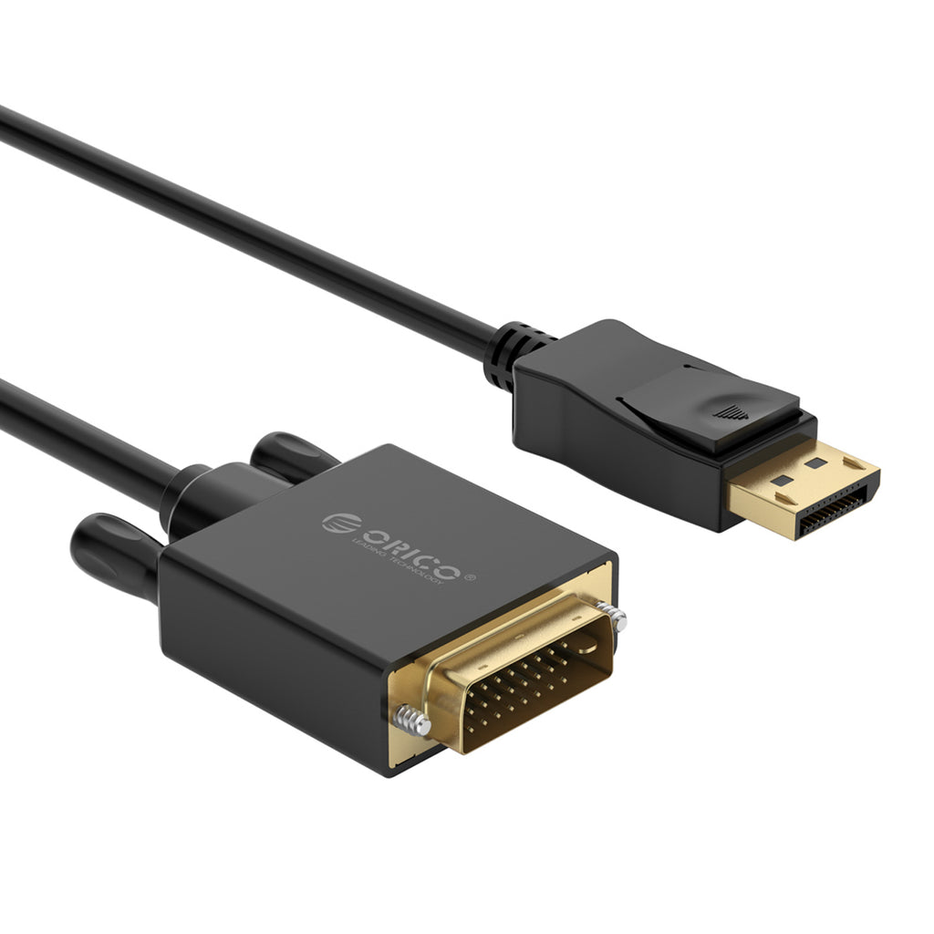 Orico XD-DTD DisplayPort į DVI 4K Kabelis 2m - Juoda -- Video Cables