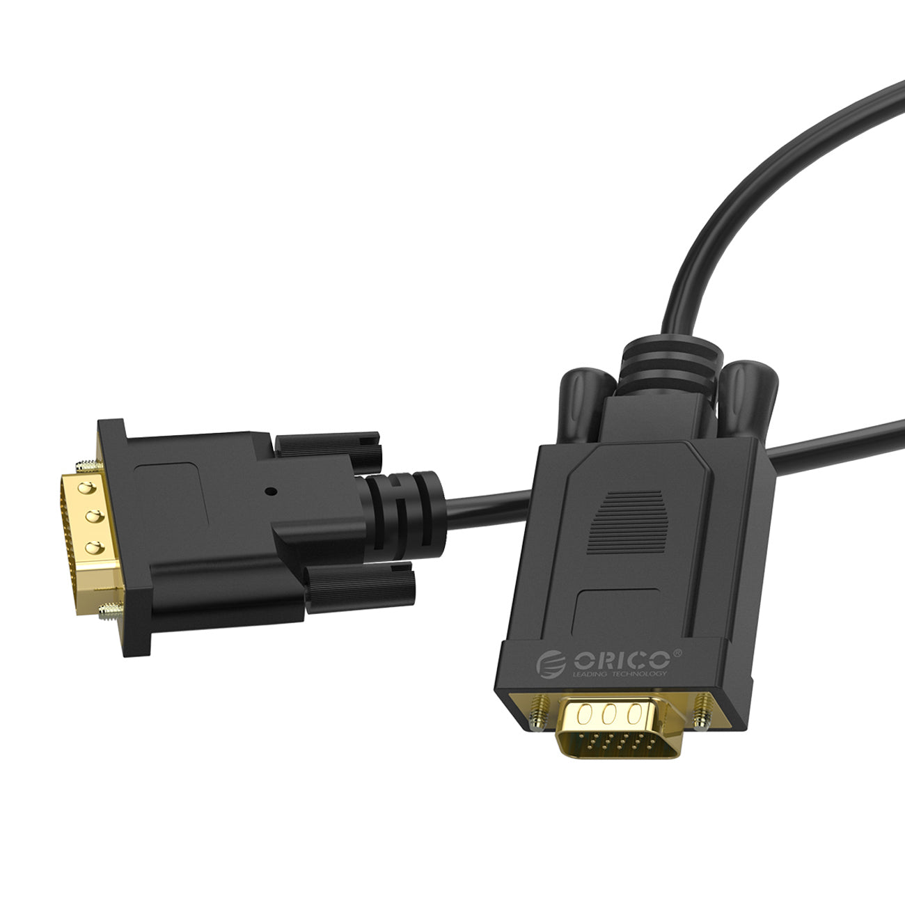 Orico XD-DITV kabelis DVI 24+1 VGA Full HD adapteris 5 m - juodas -- Video Cables