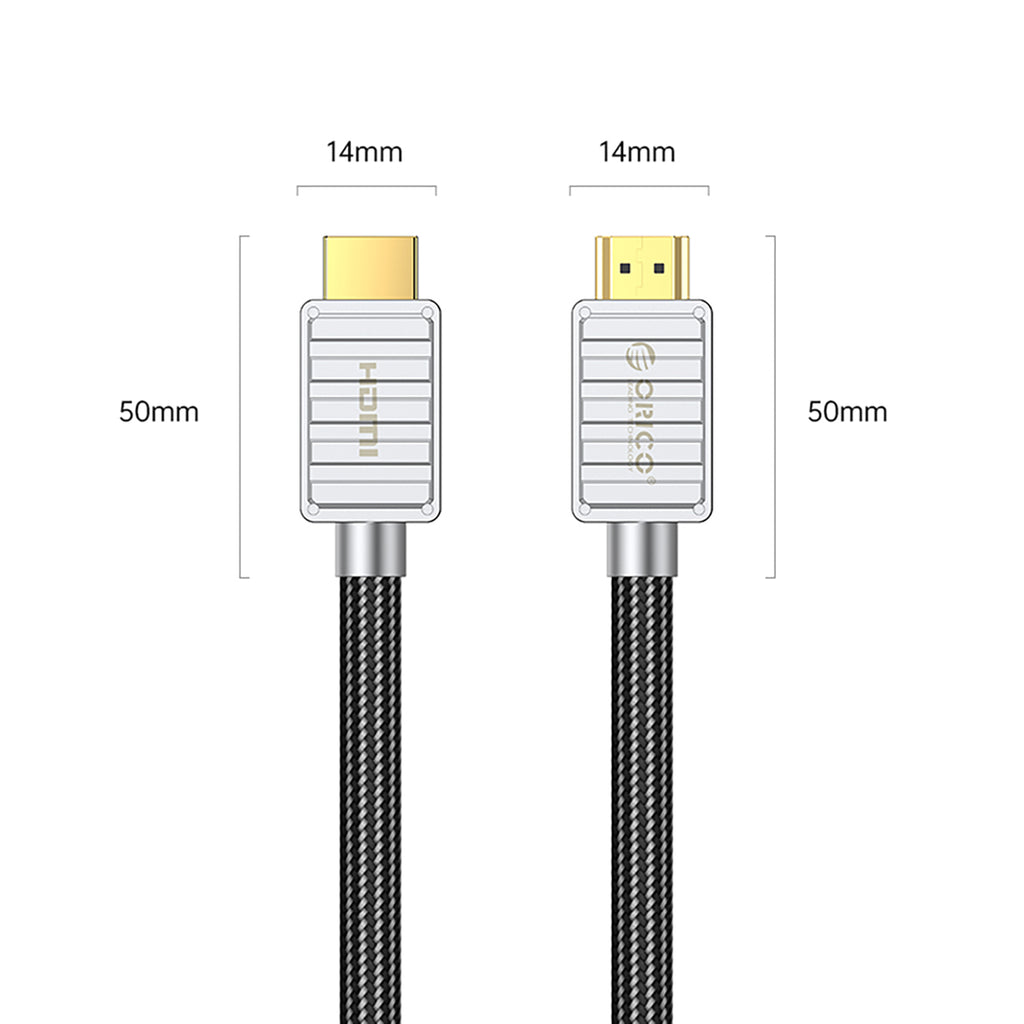Orico H8CY HDMI 2.1 8K 60 Hz HDMI kabelis 3 m - juodas -- Video Cables