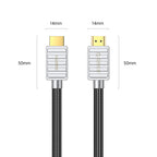 Orico H8CY HDMI 2.1 8K 60 Hz HDMI kabelis 3 m - juodas -- Video Cables