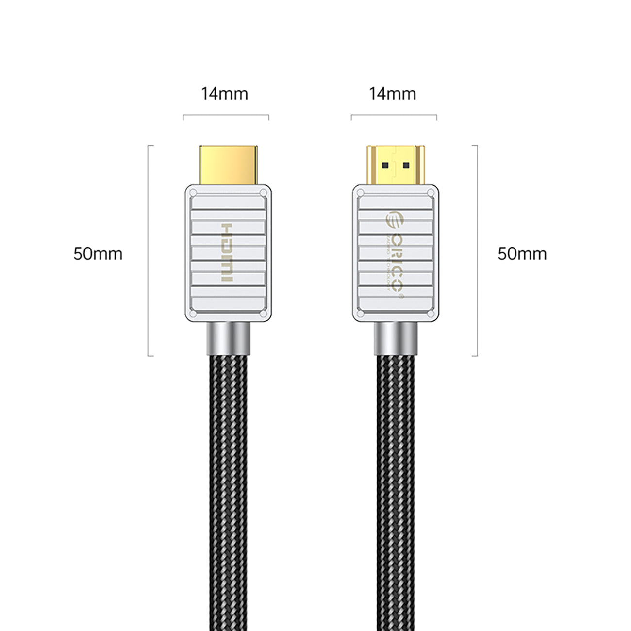 Orico H8CY HDMI 2.1 8K 60 Hz HDMI kabelis 3 m - juodas -- Video Cables