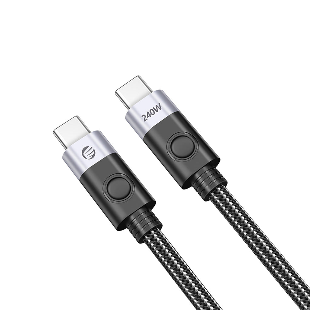 Orico CC240 USB-C to USB-C kabelis 240W USB4 40Gb/s 8K 60Hz 0.5m - juodas -- Cell phone cables