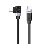 Orico CW240 USB-C to USB-C PD 240W 20Gb/s 0.5m kampuotas kabelis - juodas -- Cell phone cables