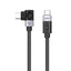 Orico CW240 USB-C to USB-C PD 240W 20Gb/s 0.5m kampuotas kabelis - juodas -- Cell phone cables