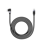 Orico C2CWT USB-C to USB-C PD kampuotas kabelis 100W 20Gbps 4K 60Hz 2m - juodas -- Cell phone cables