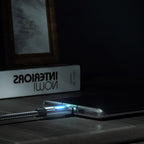 Orico LDC2C USB-C - USB-C PD 100W kabelis su LED ekranu 480 Mbps 3 m - juodas -- Cell phone cables