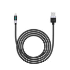 Orico LDA2L USB-A į Lightning kabelis 12W su LED ekranu 0,5m - juodas ir sidabrinis -- Cell phone cables