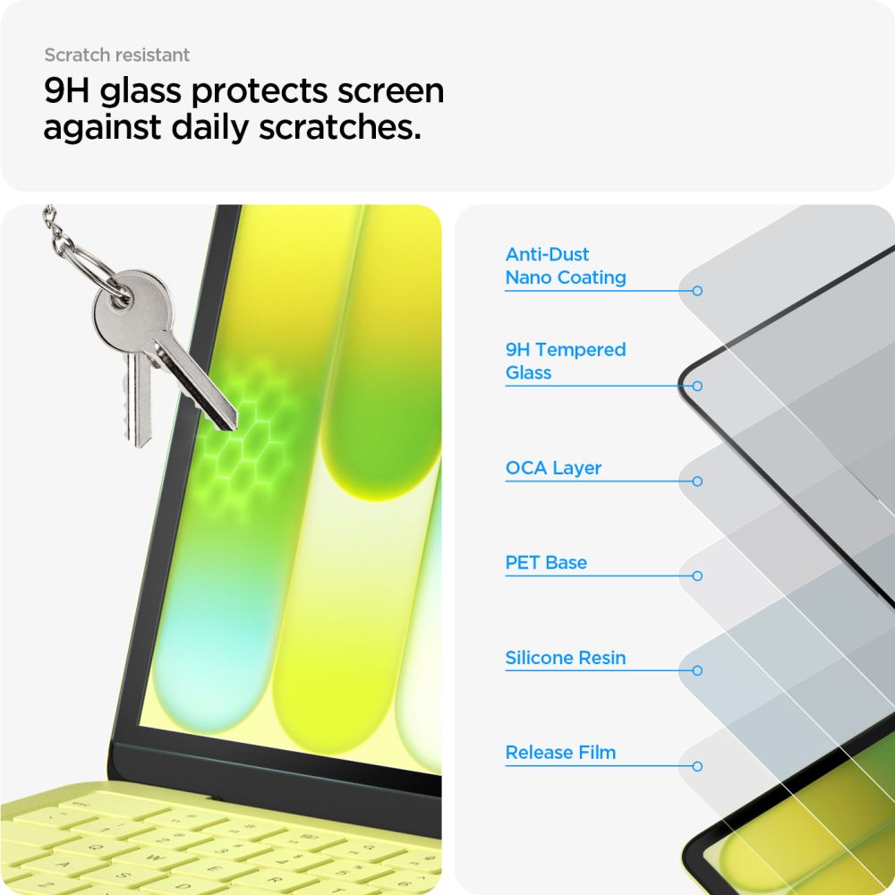 Spigen Glas.tR Slim FC grūdintas stiklas MacBook Neo 13" 2026 - juodas -- MacBook Neo 13" 2026
