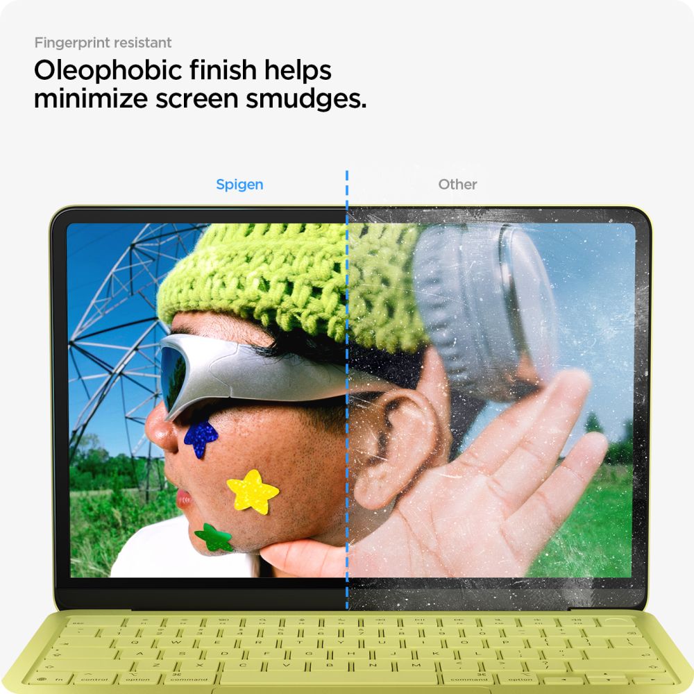 Spigen Glas.tR Slim FC grūdintas stiklas MacBook Neo 13" 2026 - juodas -- MacBook Neo 13" 2026