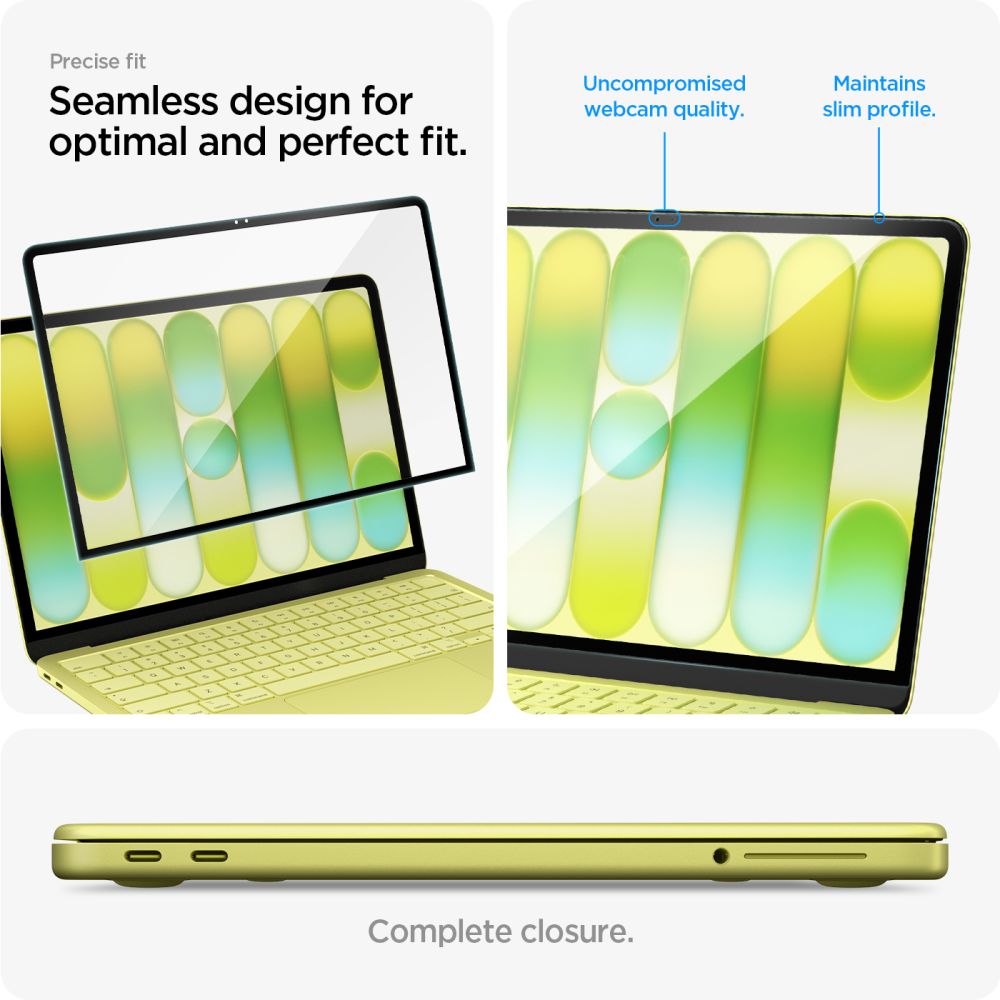 Spigen Glas.tR Slim FC grūdintas stiklas MacBook Neo 13" 2026 - juodas -- MacBook Neo 13" 2026