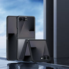Dux Ducis Aimo dėklas, skirtas Samsung Galaxy Z Flip 8 - Juodas -- Samsung Galaxy Z Flip 8