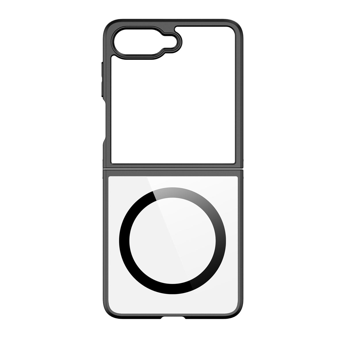 Dux Ducis Aimo Mag dėklas Samsung Galaxy Z Flip 8 suderinama su MagSafe - Juoda -- Samsung Galaxy Z Flip 8