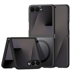 Dux Ducis Aimo Mag dėklas Samsung Galaxy Z Flip 8 suderinama su MagSafe - Juoda -- Samsung Galaxy Z Flip 8