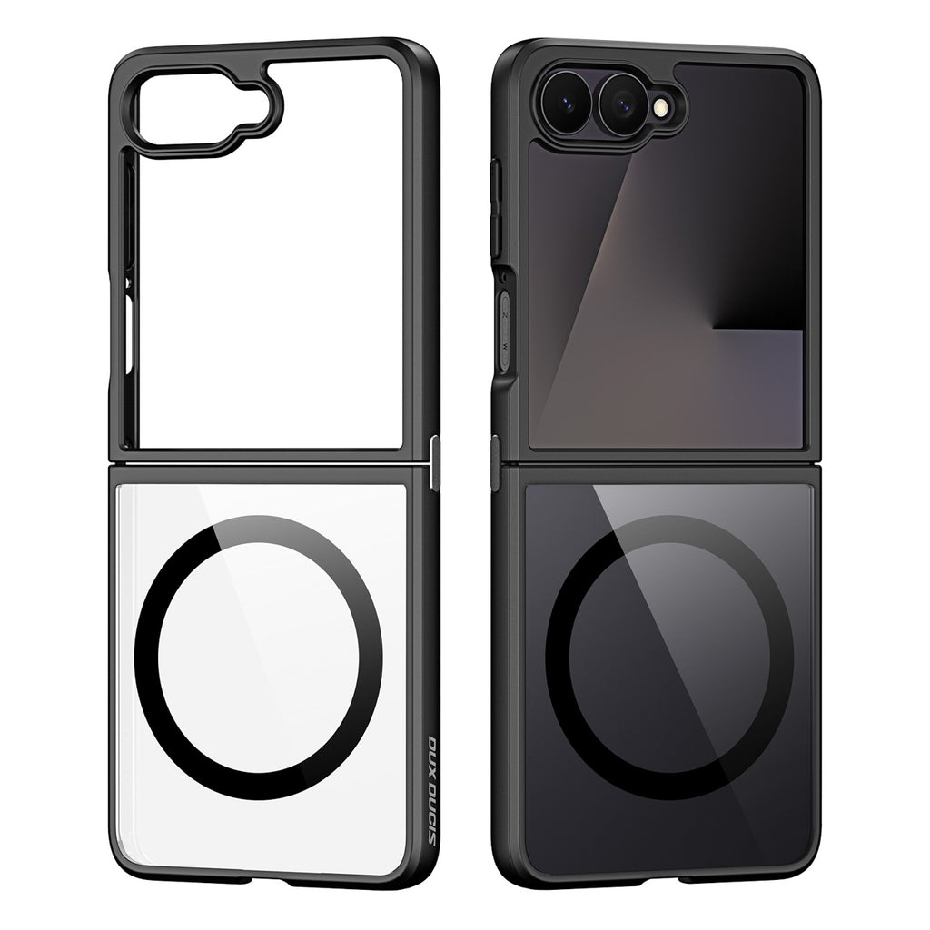 Dux Ducis Aimo Mag dėklas Samsung Galaxy Z Flip 8 suderinama su MagSafe - Juoda -- Samsung Galaxy Z Flip 8