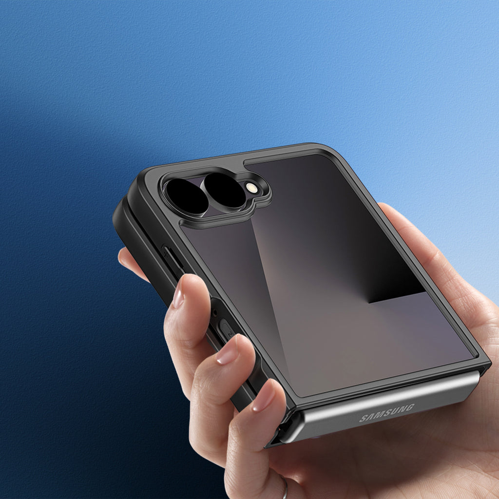 Dux Ducis Aimo Mag dėklas Samsung Galaxy Z Flip 8 suderinama su MagSafe - Juoda -- Samsung Galaxy Z Flip 8