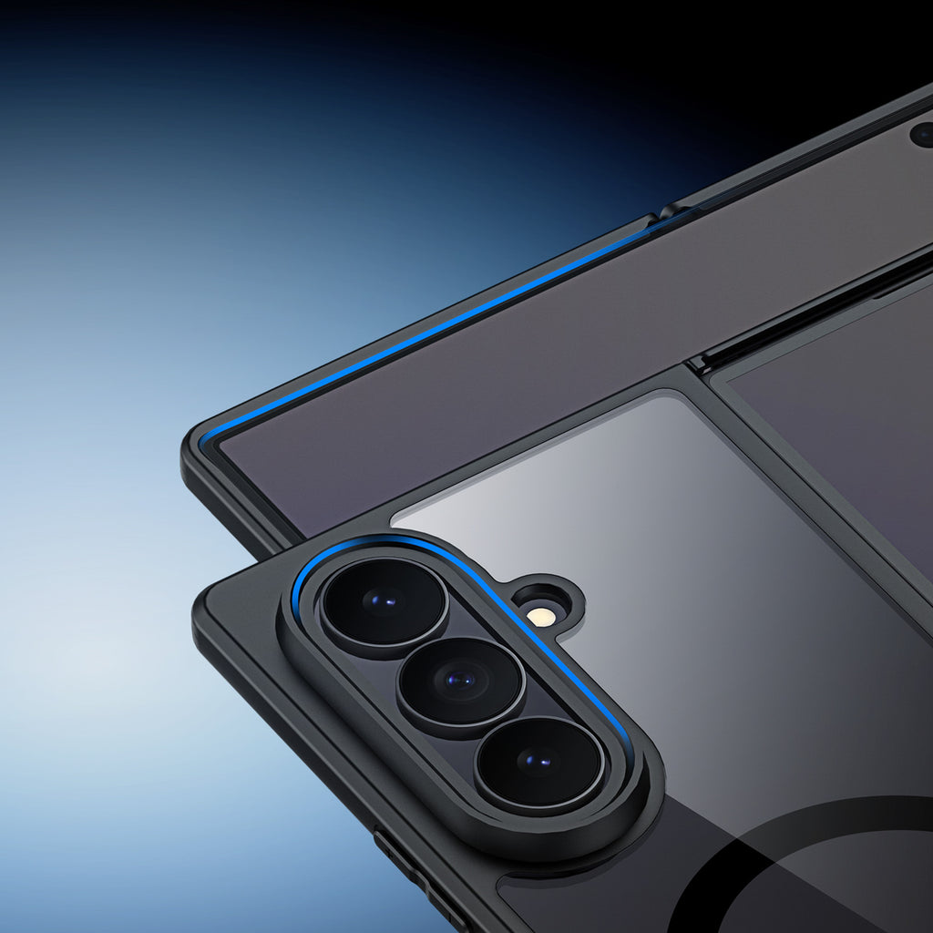 Dux Ducis Aimo Mag dėklas Samsung Galaxy Z Fold 8 suderinama su MagSafe - Juoda -- Samsung Galaxy Z Fold 8
