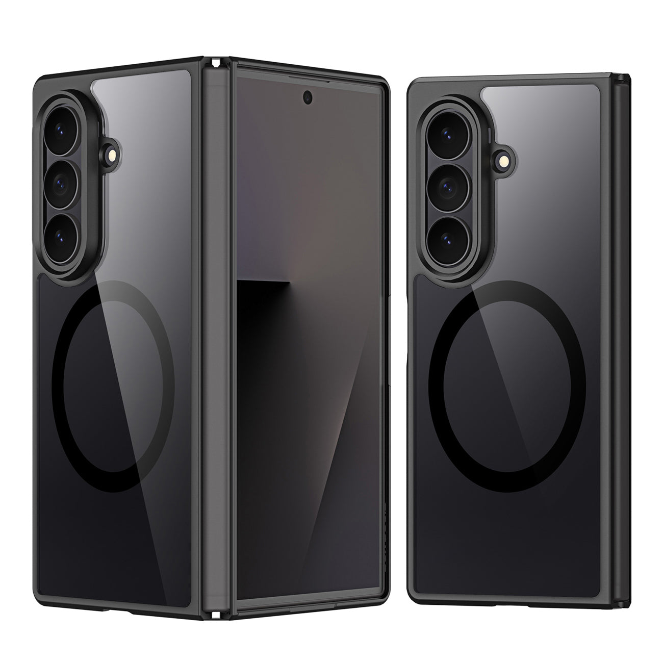 Dux Ducis Aimo Mag dėklas Samsung Galaxy Z Fold 8 suderinama su MagSafe - Juoda -- Samsung Galaxy Z Fold 8