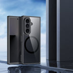 Dux Ducis Aimo Mag dėklas Samsung Galaxy Z Fold 8 suderinama su MagSafe - Juoda -- Samsung Galaxy Z Fold 8