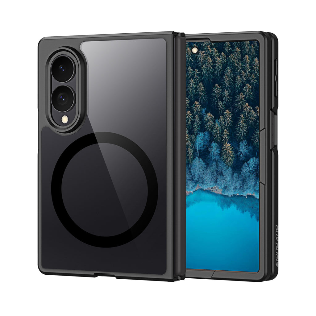 Dux Ducis Aimo Mag deklas Samsung Galaxy Z Fold 8 Wide, suderinamas su MagSafe - juodas -- Samsung Galaxy Z Fold 8
