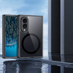 Dux Ducis Aimo Mag deklas Samsung Galaxy Z Fold 8 Wide, suderinamas su MagSafe - juodas -- Samsung Galaxy Z Fold 8