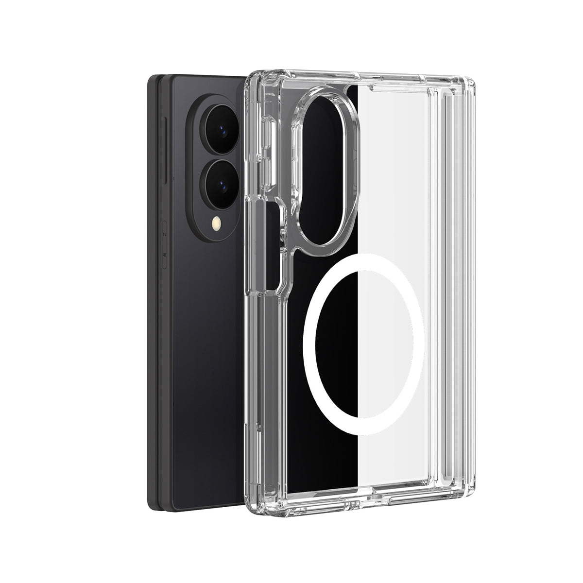 Dux Ducis Clin Mag deklas Samsung Galaxy Z Fold 8 Wide, suderinamas su MagSafe - skaidrus -- Samsung Galaxy Z Fold 8