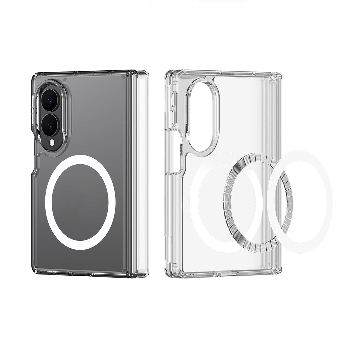 Dux Ducis Clin Mag deklas Samsung Galaxy Z Fold 8 Wide, suderinamas su MagSafe - skaidrus -- Samsung Galaxy Z Fold 8
