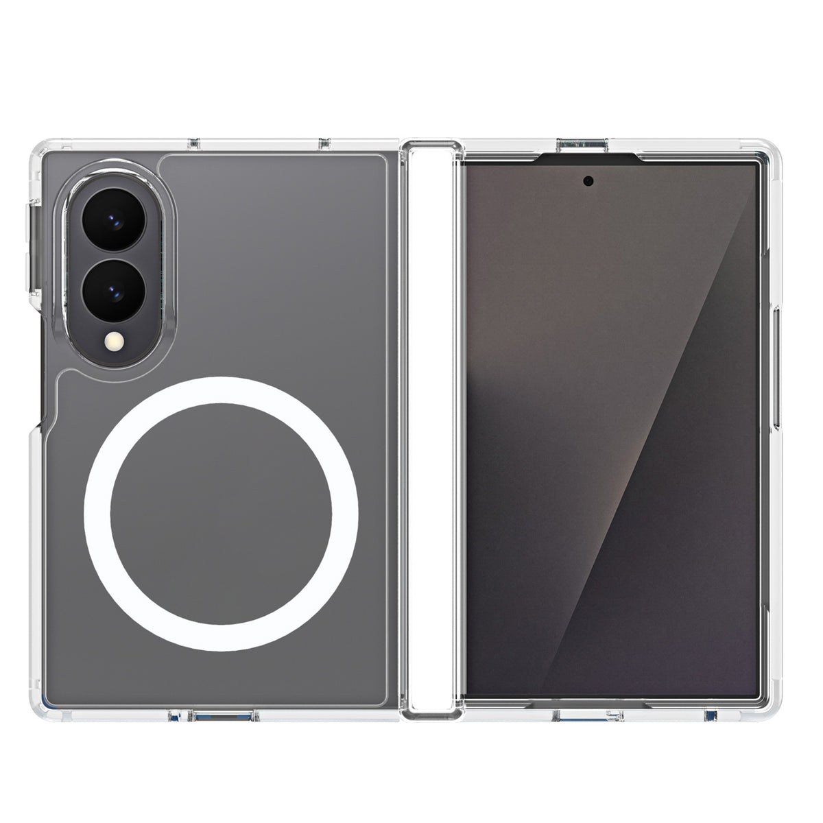 Dux Ducis Clin Mag deklas Samsung Galaxy Z Fold 8 Wide, suderinamas su MagSafe - skaidrus -- Samsung Galaxy Z Fold 8