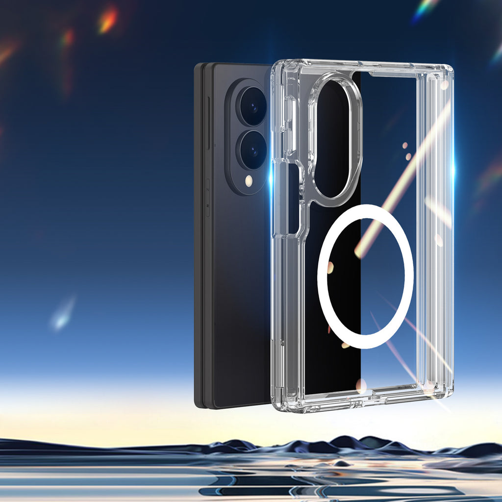 Dux Ducis Clin Mag deklas Samsung Galaxy Z Fold 8 Wide, suderinamas su MagSafe - skaidrus -- Samsung Galaxy Z Fold 8