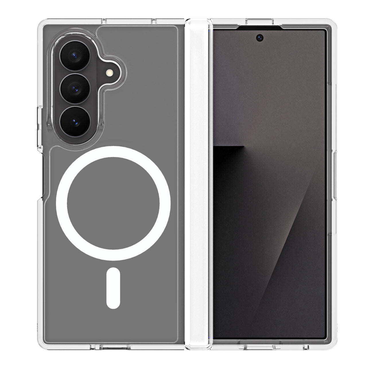 Dux Ducis Clin Mag dėklas Samsung Galaxy Z Fold 8 / Z Fold 7 suderinama su MagSafe - Skaidri -- Samsung Galaxy Z Fold 8 /...