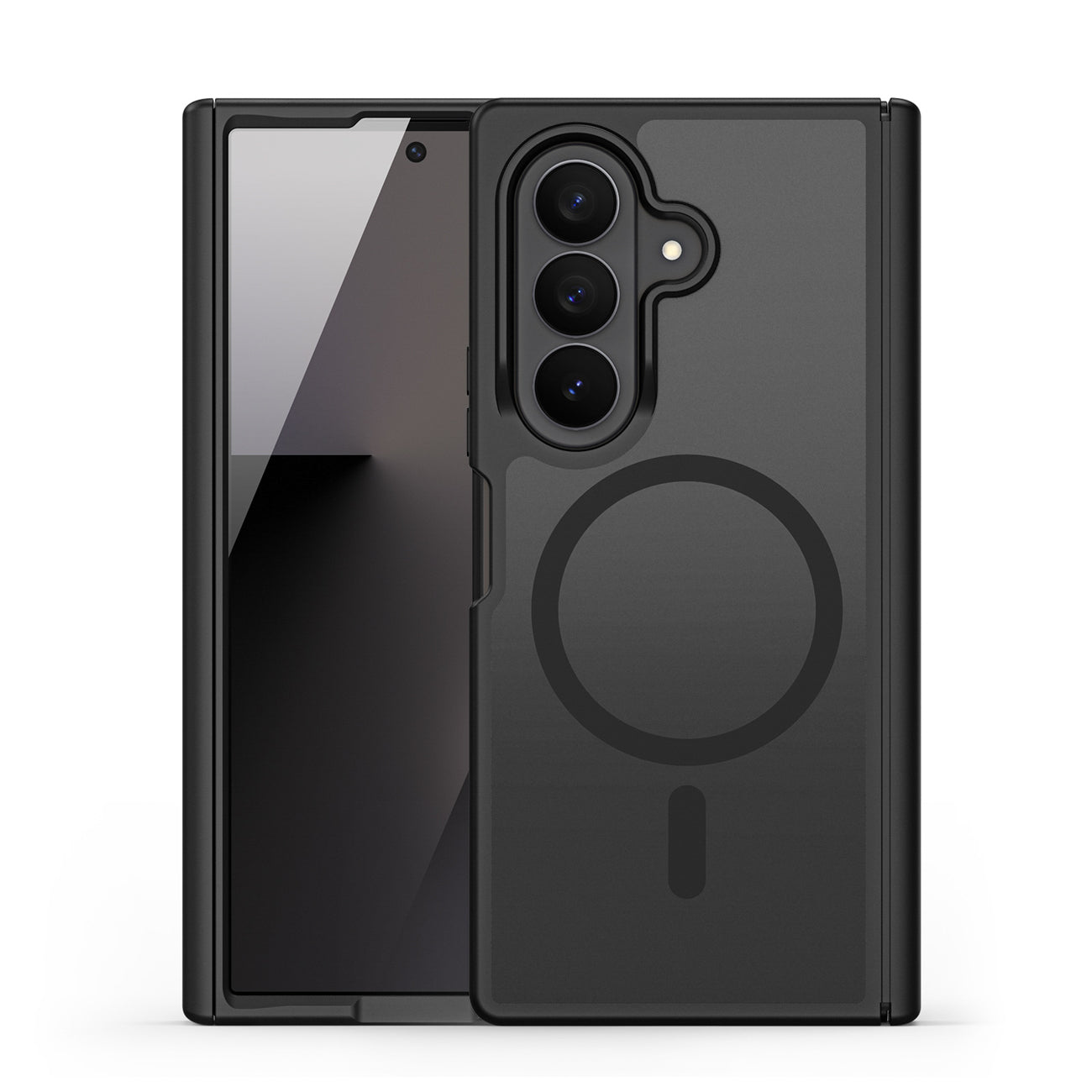 Dux Ducis Yind dėklas Samsung Galaxy Z Fold 8 / Z Fold 7 - Juoda -- Samsung Galaxy Z Fold 8 / Samsung Galaxy Z Fold 7